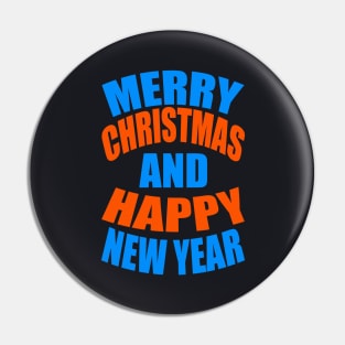 Merry Christmas and happy new year Pin