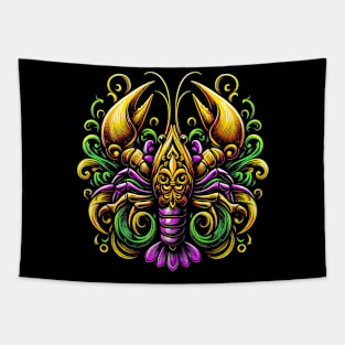 Mardi Gras Hat Bead New Tapestry