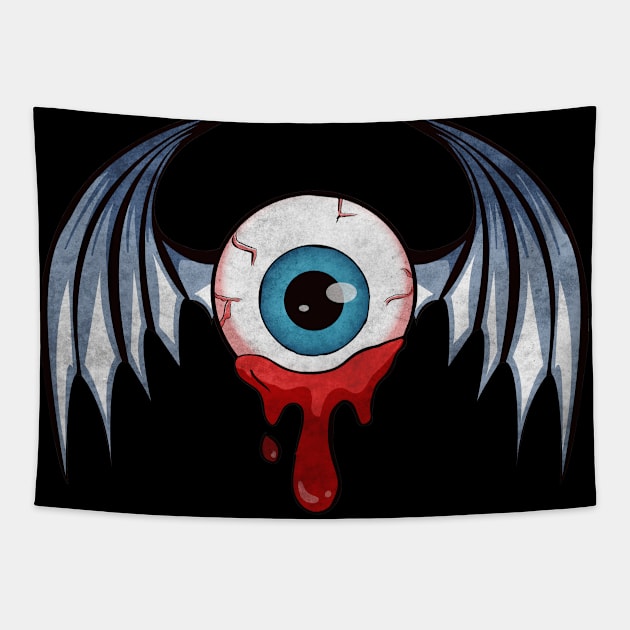 Fairycore Aesthetic Weird Fairy Eyeball Weirdcore Tapestry by Alex21