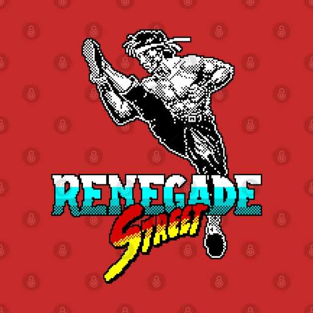 Renegade Street 8 Bit Art by 8 Fists of Tees