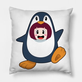 Penguin Girl Costume Pillow