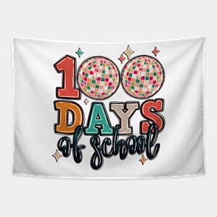 Disco Ball 100 days of school Tapestry