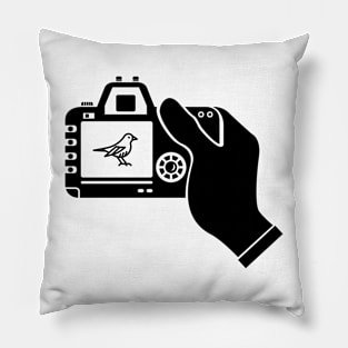 Bird Photographer Pillow