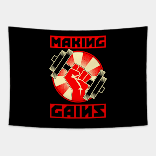 Making Gains Tapestry