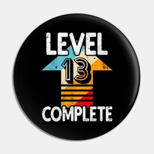 Level 13 complete Birthday Pin