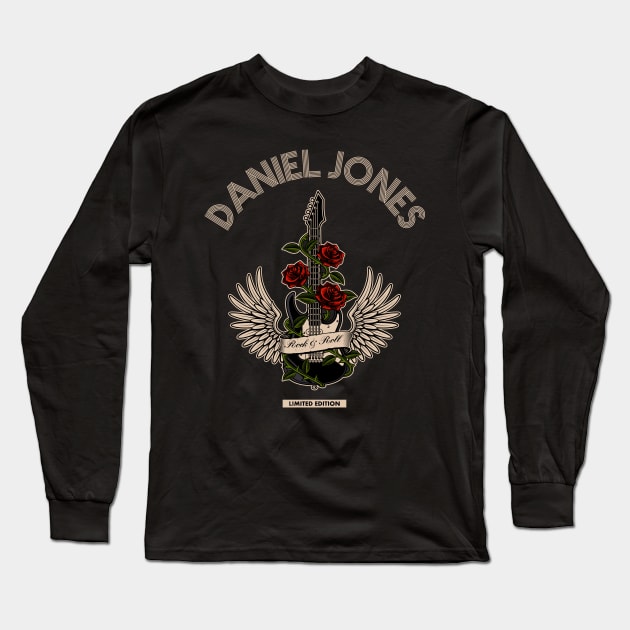 Buy Colored Men's Long Sleeve T-Shirts with Daniel Jones Print #1241719 at