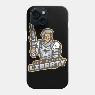 The Man With A Rifle Phone Case