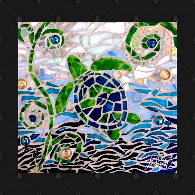 Turtle Mosaic by janmarvin