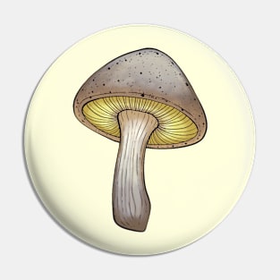 Demigender Pride Mushroom Pin