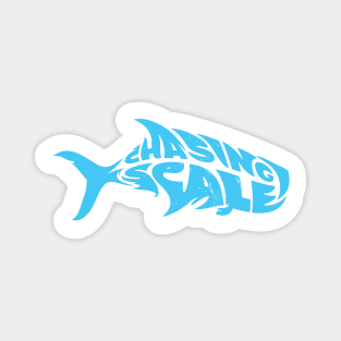 Chasing Scale Brand Fish Logo Border Magnet