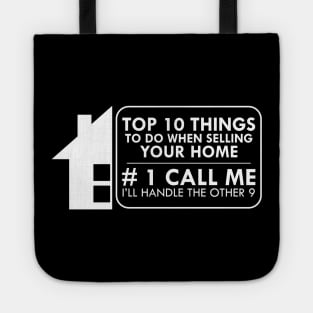 Real Estate - Top 10 things to do when selling your home Tote