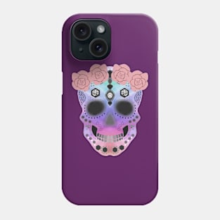 Colorful Sugar Skull Phone Case