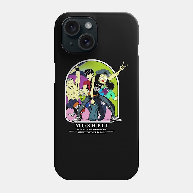 mosh pit Phone Case by antonimus