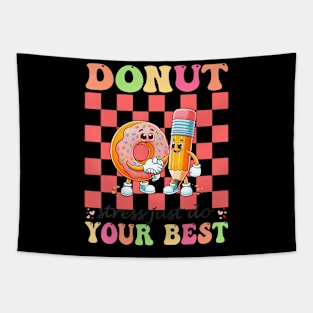 Groovy Donut Stress Best Testing Day Teachers Tapestry