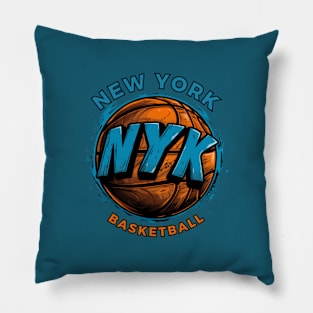 New York Knicks, basketball, logo, 1946 Pillow