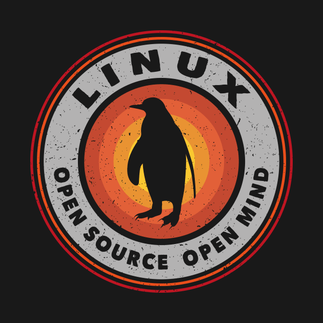 Linux - Sunset - Open Source Open Mind by CoolTeez