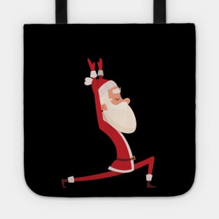 Funny Christmas Namasleigh Santa Believe Yoga Gift T-Shirt Tote