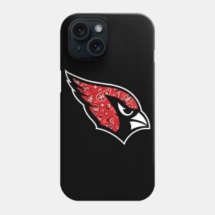 Paisley Bandana AZ Cardinals Phone Case