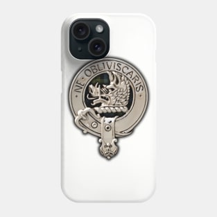 Clan Campbell Crest & Tartan Phone Case