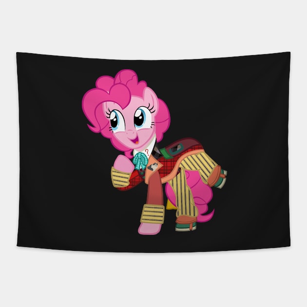 Pinkie Pie as the 6th Doctor Tapestry by CloudyGlow