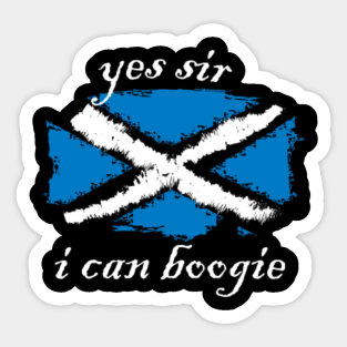 Yes Sir I Can Boogie Masks Stickers Teepublic