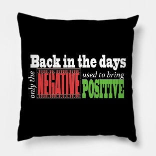 Negative Positive Pillow