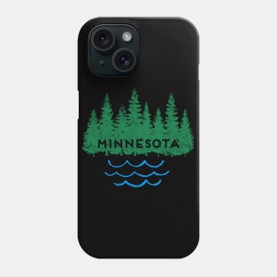 Minnesota Home Trees Lake Nature Outdoors Souvenir Phone Case