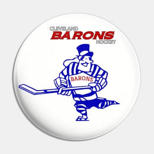 Defunct Cleveland Barons Hockey 1977 Pin