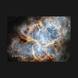 Crab Nebula, M1, NGC 1952 (James Webb/JWST) T-Shirt