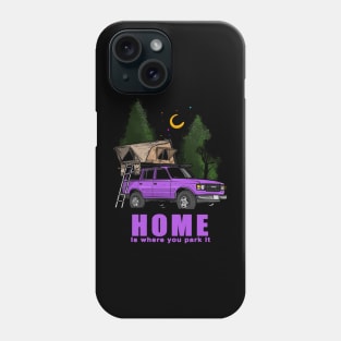 Purple Land Cruiser - Home is where you park it Land Cruiser Phone Case