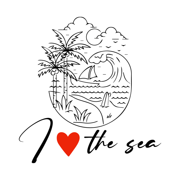 I Love The Sea by Imutobi