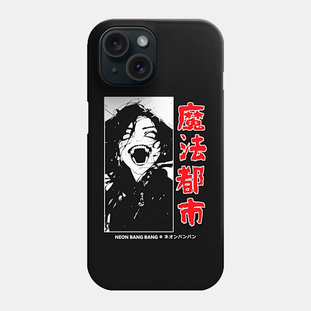 Anime Dark Goth Horror Manga Japanese Streetwear Aesthetic Phone Case by Neon Bang Bang