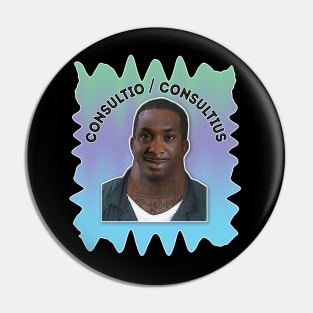 Consultio / Consultius Peep Show Johnson Wide Neck Tribute Design Pin