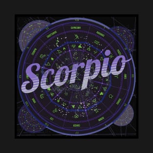 Scorpio Zodiac Astrology T-Shirt