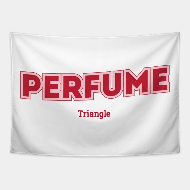 Perfume Triangle Tapestry by PowelCastStudio