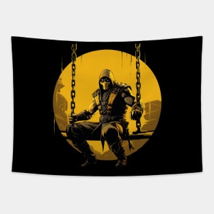 scorpion on swing Tapestry