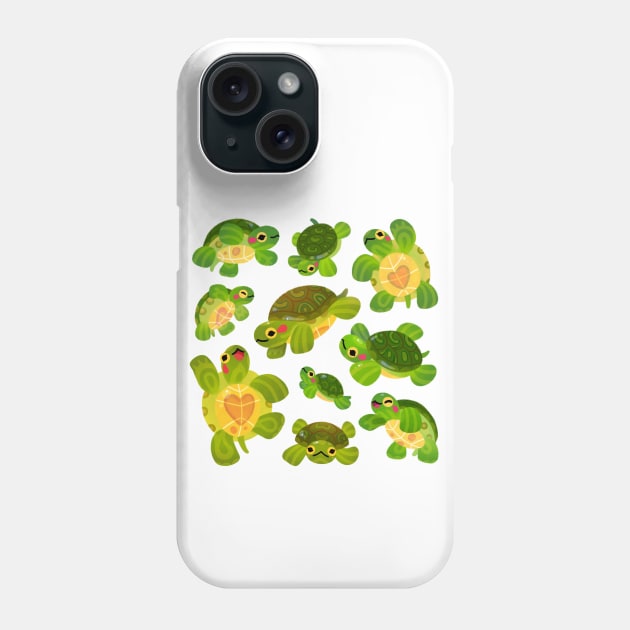 Red-eared slider Phone Case by pikaole