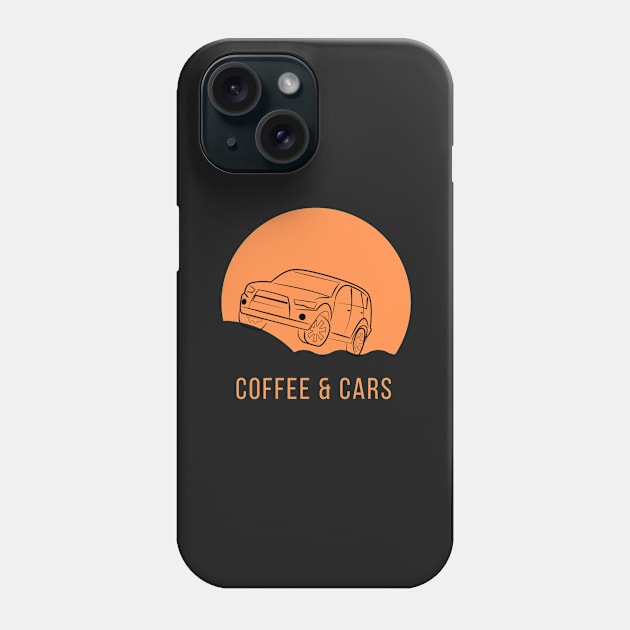 All I Need Coffee and My Car Phone Case by CityNoir