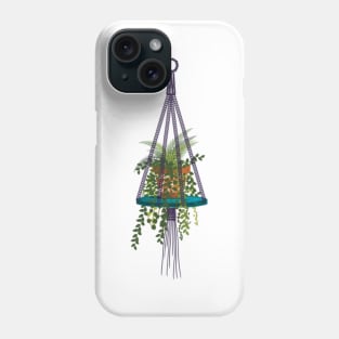 Macrame plant hanger Phone Case