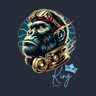Gorilla Power King of Punk Kingdom T-Shirt