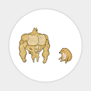Swole Doge Magnets Teepublic