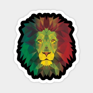 Rasta Lion Magnet