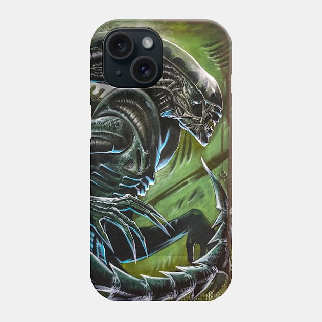 alien drone 5 Phone Case by chudd