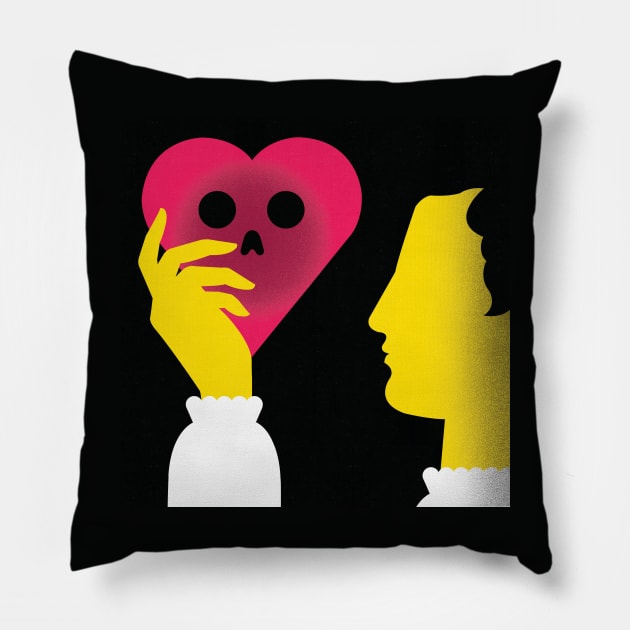 Hamlet love Pillow by Neil Webb | Illustrator