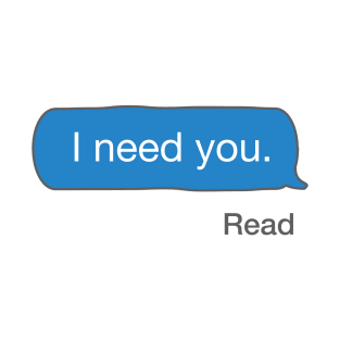 "Read" text message T-Shirt