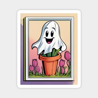 Ghost Flower Magnet