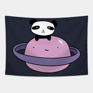 Saturn Panda Tapestry