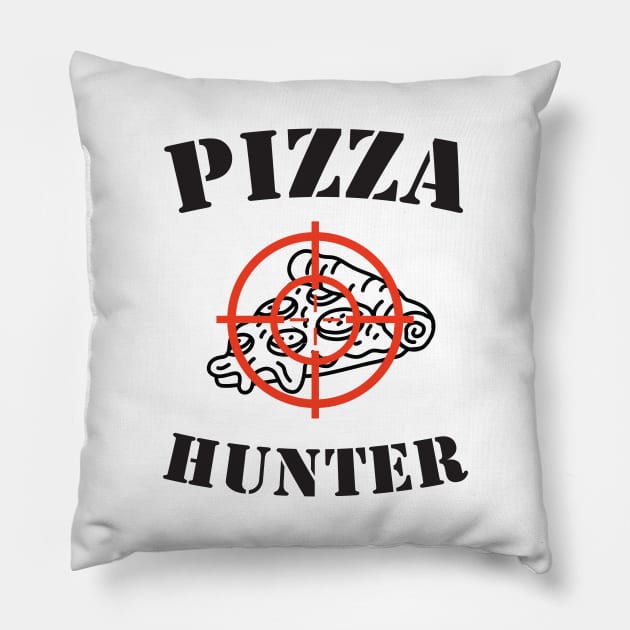 Pizza Hunter Pillow by Portals