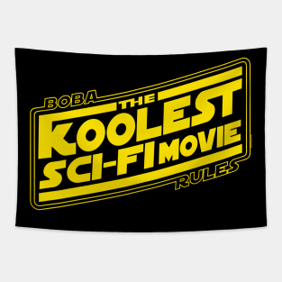 The Koolest Sci-Fi Movie Tribute Yellow Ver. Tapestry