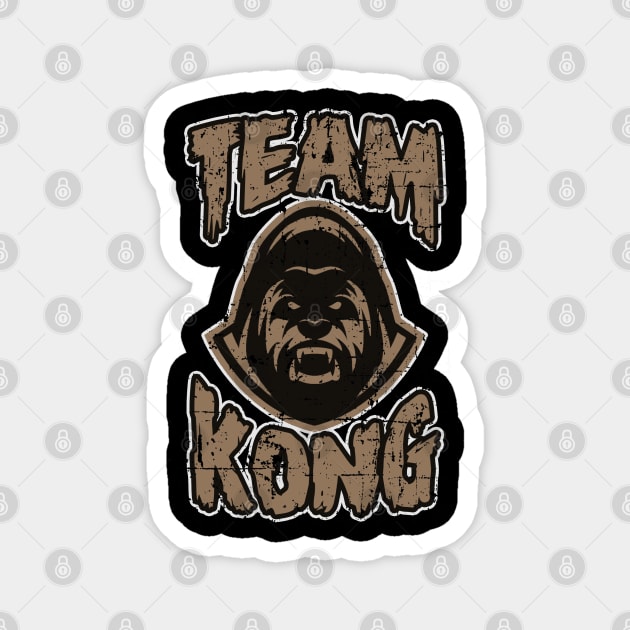 Team King Kong for the upcoming King Kong vs Godzilla Movie Magnet by woodsman